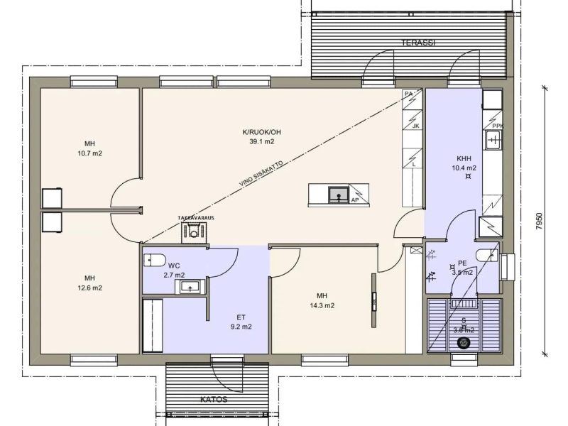 Pohjakuva okt 110 m2 perustoimitus